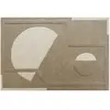 Vente-unique.com Tapis tufté en relief 100% laine - 160 x 230 cm - Bei...