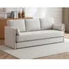 Canapé 3 places convertible en tissu beige GRECCO