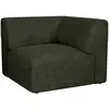 Module fauteuil d'angle en tissu vert POGNI de Maison Céphy