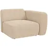 Vente-unique.com Module fauteuil d'angle droit en velours côtelé fines...