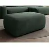 Pouf En Tissu Texturé Vert Sapin Daviso