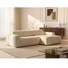 Vente-unique.com Canapé d'angle droit avec assise coulissante électriq...