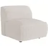 Fauteuil en tissu chenille beige CAMILIO de Maison Céphy