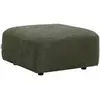 Pouf en tissu bouclette vert DANEPI