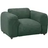 Fauteuil en velours côtelé vert POGNI de Maison Céphy