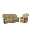 VENTE-UNIQUE Canapé 3+1 places 100% cuir de buffle DAPHNE - Beige