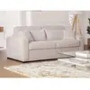 VENTE-UNIQUE Canapé 4 places convertible express en velours côtelé beige - Couchage 160 cm - Matelas 18 cm - MONDOVI