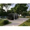 VENTE-UNIQUE Abri de jardin métal en acier galvanisé gris 8 m² - MANSO