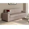VENTE-UNIQUE Canapé 3 places convertible express en tissu beige COGLIO