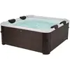 VENTE-UNIQUE Spa semi-rigide 6 places marron - MAKEMO - 120 jets - L16...