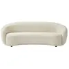 Canapé 3 places en tissu bouclette beige BOVANA de Pascal Morabito
