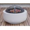 VENTE-UNIQUE Brasero grill en MGO - L60.5 x l60.5 x H42.5 cm - GARMONA