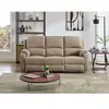 VENTE-UNIQUE Canapé 3 places relax en microfibre taupe BRODY