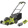 RYOBI Tondeuse 36V Power Assist coupe 40 cm ramassage et mulching bat...