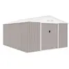 Abri De Jardin En Métal 12,99 M² - 340 X 382 X 210 Cm - Kit D'ancrage ...