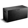 Tood Malle coffre de rangement en résine 350 L 120 52 60 cm anthracite Gris