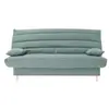 Clic Clac 3 Places - Vert Amande - Couchage 125x190 Cm - Avec Coussins