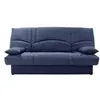 MARKET24 Clic Clac 3 Places Thelma - Tissu Soro Bleu Foncé - Couchage ...