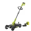 RYOBI - Tondeuse 3-en-1 18V ONE+ - Tondeuse / coupe-bordures / dresse-...
