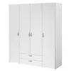 Parisot Armoire VARIA Décor 4 portes battantes 2 tiroirs L 160 H 185 P 51 cm B