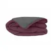 Toison d'Or Cocoon Couette, Prune/Acier, 240cm x 260cm