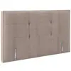 TEMPUR Quadro 184cm velours gris perle D65 TDL-QUADRO-180-D65G