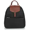 Hexagona Sac à dos - Noir/Marron - Pop en nylon