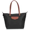 Hexagona Sac cabas porté épaule - A4 - Noir/Marron - Pop en nylon