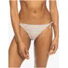 Roxy Wavy Stripe Cheeky Tie Side - Bas de bikini femme Papaya Wavy Stripe S L