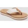 Sandales Roxy Colbee Hi Stripe beige blanc crème femme - 40