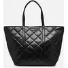 Cabas XL en Cuir Froisse Matelasse par Vanessa Bruno Noir T.U Sacs