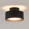 KOSILUM Plafonnier spot noir IP20 15 cm - Prins