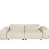 Maisons du Monde Canapé 2/3 places en tissu côtelé beige