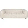 Maisons du Monde Canapé nuage 3 places bouclettes écrues