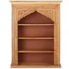Maisons du Monde Etagère en bois de manguier gravé brun