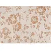 Maisons du Monde Tapis tissé jacquard en jute, laine et coton motif floral réversible 160x230