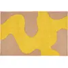Maisons du Monde Tapis en jute tissé motif abstrait tufté en coton bicolore 160x230