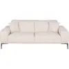 Maisons du Monde Canapé 2 places en textile tramé beige