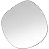 Maisons du Monde Miroir organique en métal noir 79x73