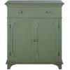 Maisons du Monde Buffet 2 portes 1 tiroir vert kaki