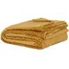 Maisons du Monde Plaid polaire jaune moutarde 150x230