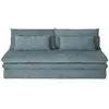 Maisons du Monde Canapé convertible 2/3 places bleu canard