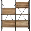 Maisons du Monde Etagère en bois de sapin et métal noir