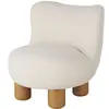 Maisons du Monde Fauteuil bouclettes écrues