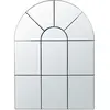 Maisons du Monde Miroir arche fenêtre noir 80x110