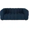 Maisons du Monde Canapé nuage 2 places bouclettes bleu nuit