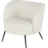 Maisons du Monde Fauteuil bouclettes écrues