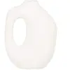 Maisons du Monde Vase en grès blanc H14