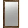 Maisons du Monde Grand miroir rectangulaire en bois de paulownia clair 105x181