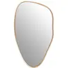 Maisons du Monde Miroir organique en métal doré 46x79